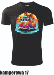Koszulka - Kolorowy camper - obrazek 2