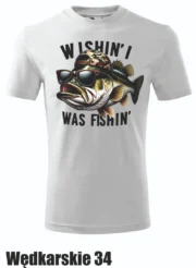 Koszulka - Wishin' I was fishin' - obrazek 2