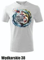 Koszulka - Wishin' I was fishin' - obrazek 2