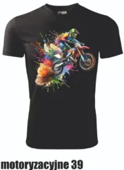 Koszulka - Skok na motocyklu