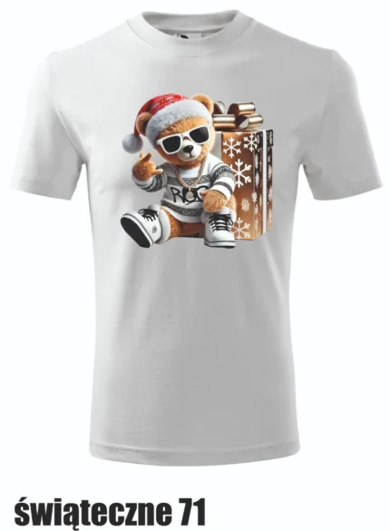 Koszulka - Świąteczny miś